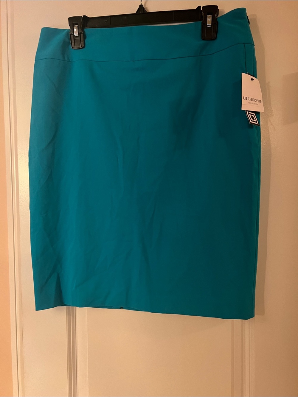Liz Claiborne Teal Pencil Skirt - Vibrant Blue-Green